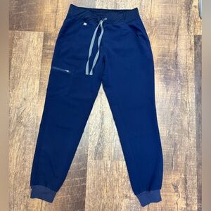 Figs Navy Blue Technical Collection Scrub Pants